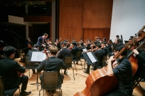 Rehearsal with Collegium Musicum Hong Kong at Hong Kong City Hall Concert Hall